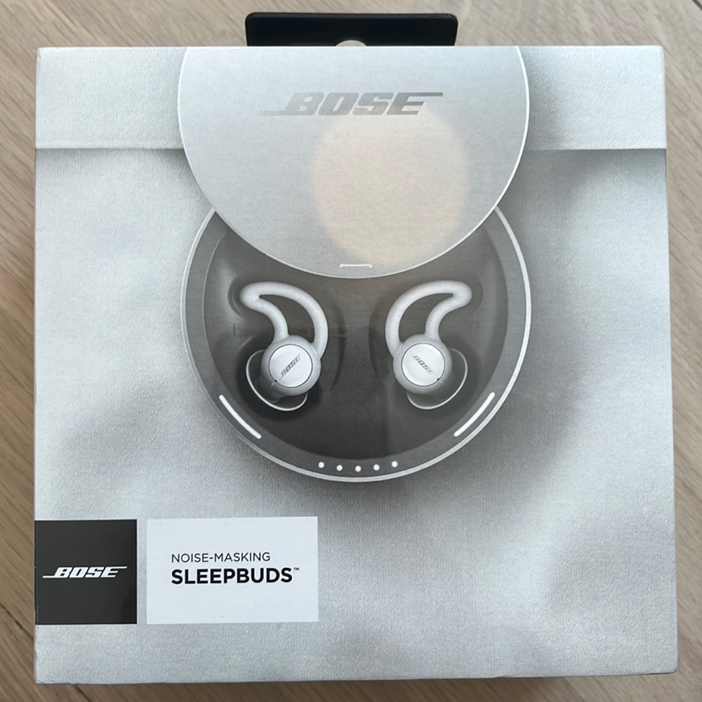 New factory sealed Bose noise masking sleepbuds